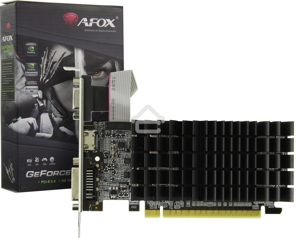 Видеокарта AFOX AF210-1024D3L5-V2 Geforce G210 1GB DDR3 64BIT, LP Heatsink