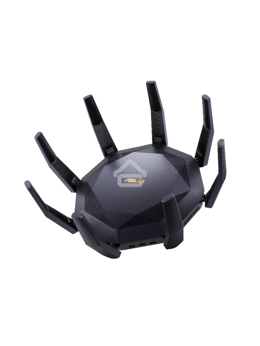 Роутер ASUS RT-AX89X, 802.11b/g/n/ac/ax, до 1148+4804 бит/c, 2,4 + 5 гГц, 8 антенны, USB, GBT LAN