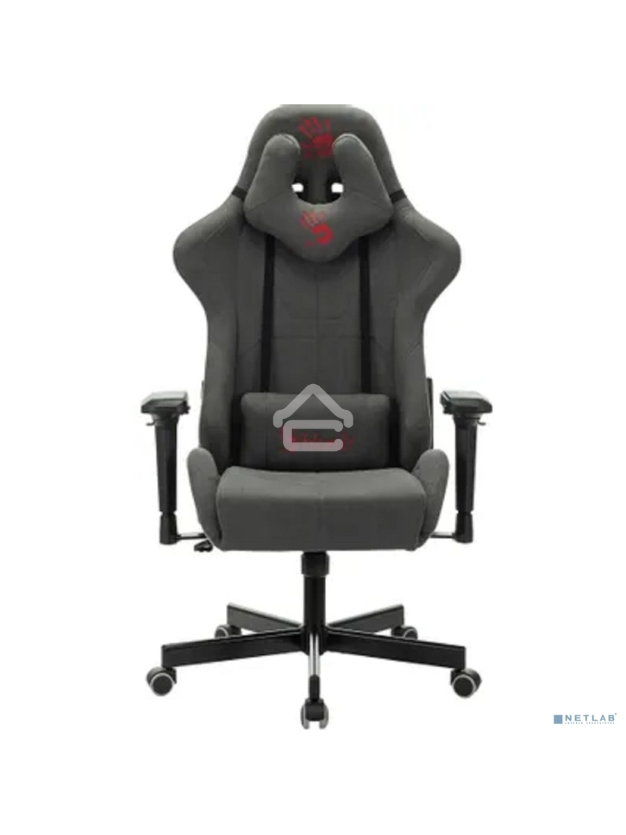 Кресло игровое A4Tech Bloody GC-700, серый, крестовина пластик