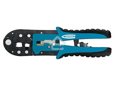 Клещи для обжима клемм Gross 17719RJ–45, 6P, 8P и RJ–11/12, 6P, 8P