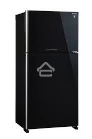 Холодильник Sharp SJ-XG60PGBK черный двухкамерный 422/178 л морозилка сверху, No Frost