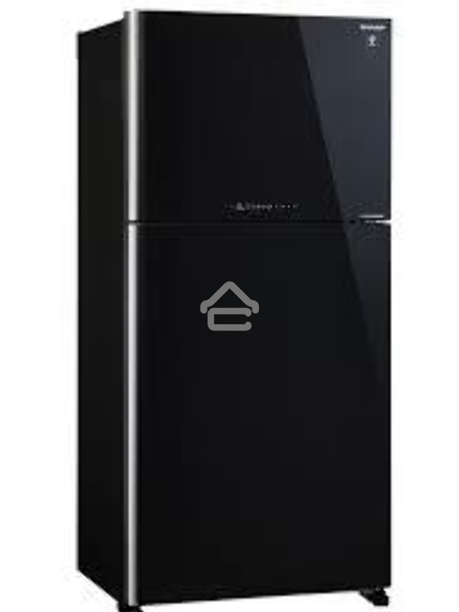 Холодильник Sharp SJ-XG60PGBK черный двухкамерный 422/178 л морозилка сверху, No Frost