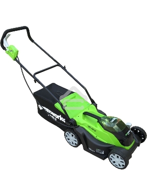 Газонокосилка аккум.GREENWORKS 2501907UA  40В 35см (в компл. 1 аккум 40В 2 А/ч + ЗУ)