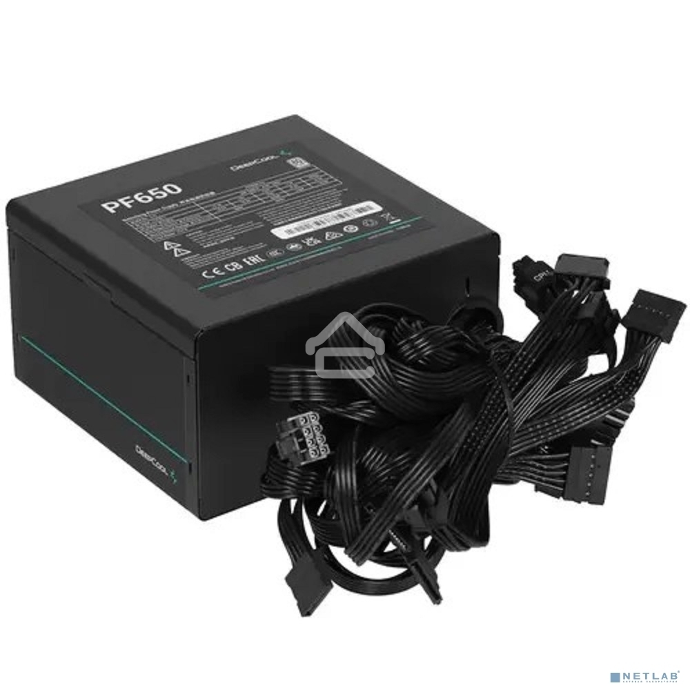 Блок питания Deepcool/GamerStorm PF650, 650Вт, 80 PLUS, 120мм, черный