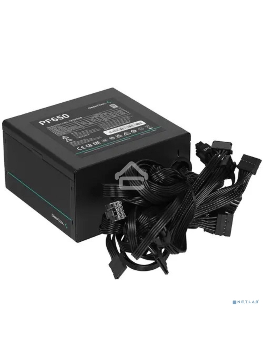 Блок питания Deepcool / GamerStorm PF650, 650Вт, 80 PLUS, 120мм, черный