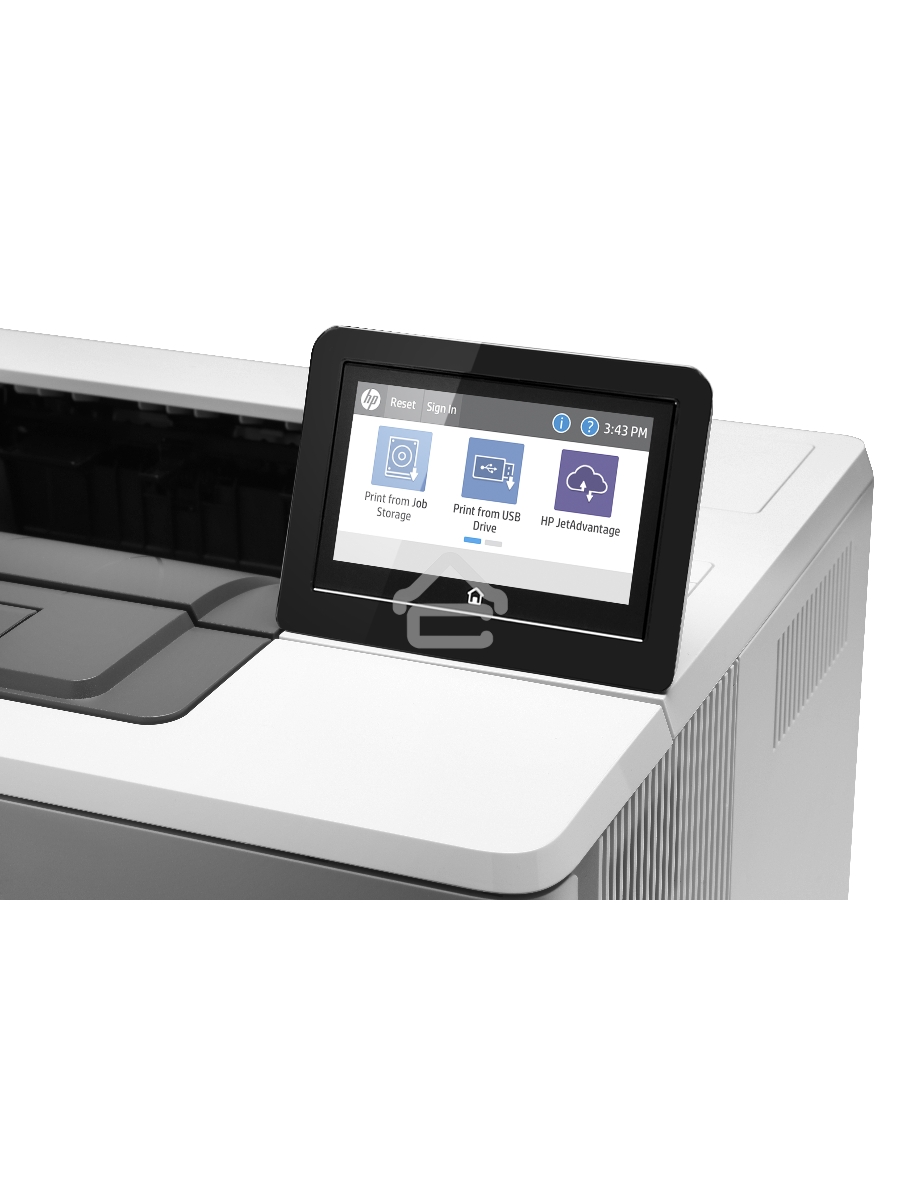 Принтер лазерный HP LaserJet Enterprise M507x (1PV88A#B19), A4, ч/б, печ. до 43 стр/мин, 1200 x 1200 dpi, USB, RJ-45, Wi-Fi, BlueTooth, Air Print, Mopria