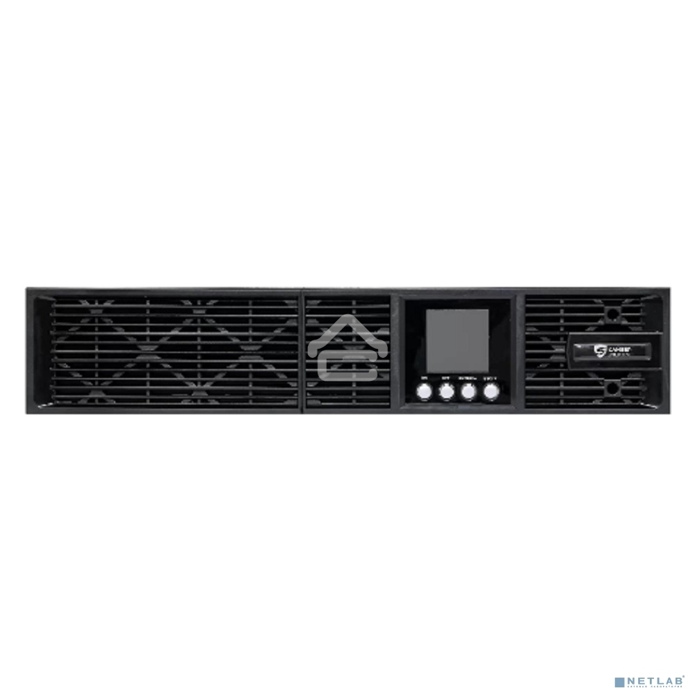 Источник бесперебойного питания СайберЭлектро ИБП ЭКСПЕРТ-II-1000Р Онлайн, Стойка/Напольный 1000ВА/1000Вт. USB/RS-232/SNMP Slot/EPO/RJ-11/RJ-45 (8 IEC С13) (12В/9А·ч. х 2 LEOCH) 2U