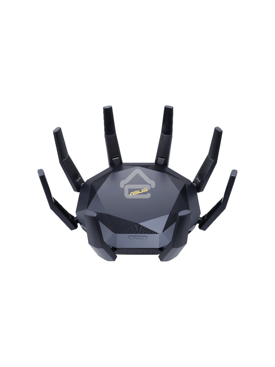 Роутер ASUS RT-AX89X, 802.11b/g/n/ac/ax, до 1148+4804 бит/c, 2,4 + 5 гГц, 8 антенны, USB, GBT LAN