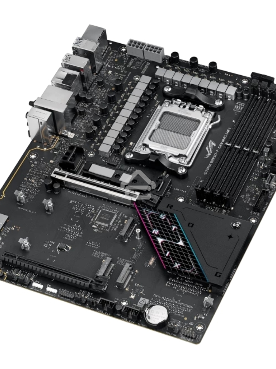 Материнская плата ASUS ROG STRIX B850-F GAMING WIFI, AM5, AMD B850, 4xDDR5, 2xSATA, 4xM.2, 1xPCIe 5.0 x16, 1xPCIe 4.0 x16, 1xPCIe x4, 1xDP, 1xHDMI, 1x2.5Gb LAN, 1xUSB-C 20Gbps, 1xUSB-C 10Gbps, 3xUSB-A 10Gbps, 4xUSB 5Gbps, 4xUSB 2.0, 3x3.5 мм, 7.1, ATX