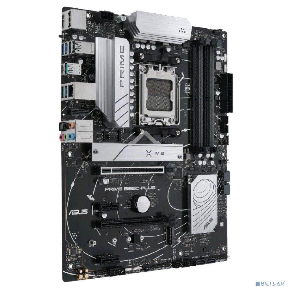 Материнская плата ASUS PRIME B650-PLUS-CSM, AM5, AMD B650, 4xDDR5, 4xSATA, 2xM.2, 1xPCIe 4.0 x16, 2xPCIe 4.0 x1, 1xDP, 1xHDMI, 1x2.5Gb LAN, 4xUSB-A 10Gbps, 2xUSB-A 5Gbps, 2xUSB-A 2.0, 5x3.5 мм, 7.1, ATX