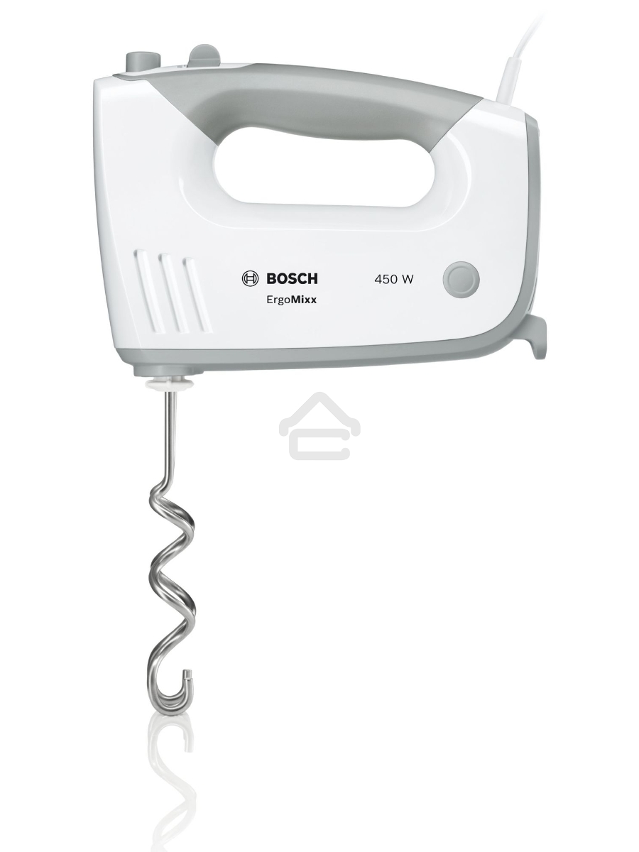 Миксер ручной Bosch MFQ36480 450Вт белый/серый