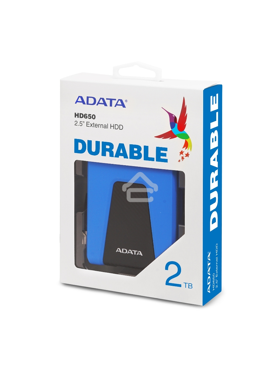 Внешний жесткий диск AData USB 3.1 2Tb AHD650-2TU31-CBL HD650 DashDrive Durable 2.5