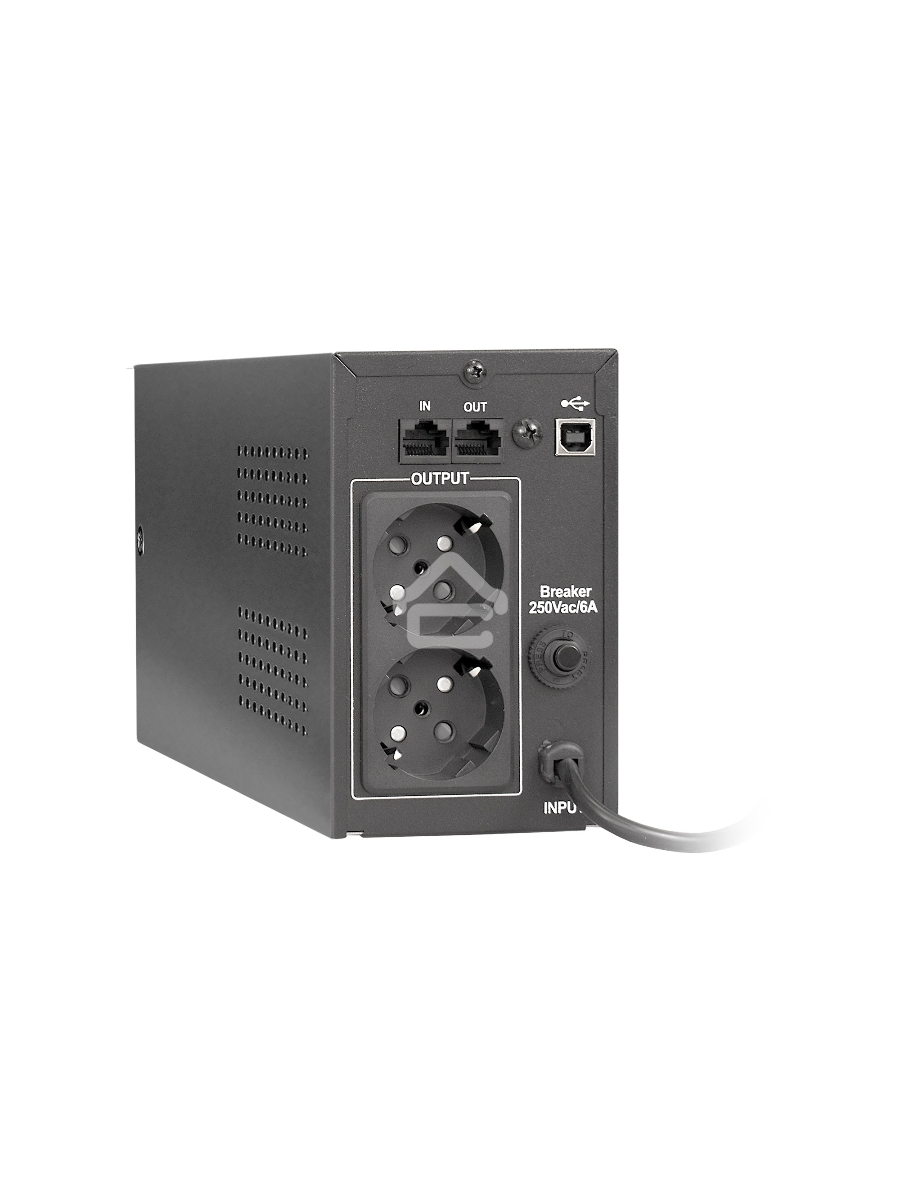 Источник бесперебойного питания Exegate Power Smart ULB-800 LCD <800VA, Black, 2 евророзетки, USB>