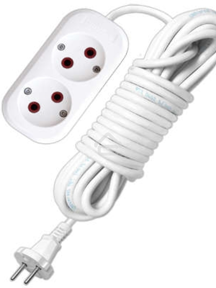 Удлинитель 2х7м без заземл. 6А IP20 У6-011М ПВС 2х0.75 UNIVersal 011М-07