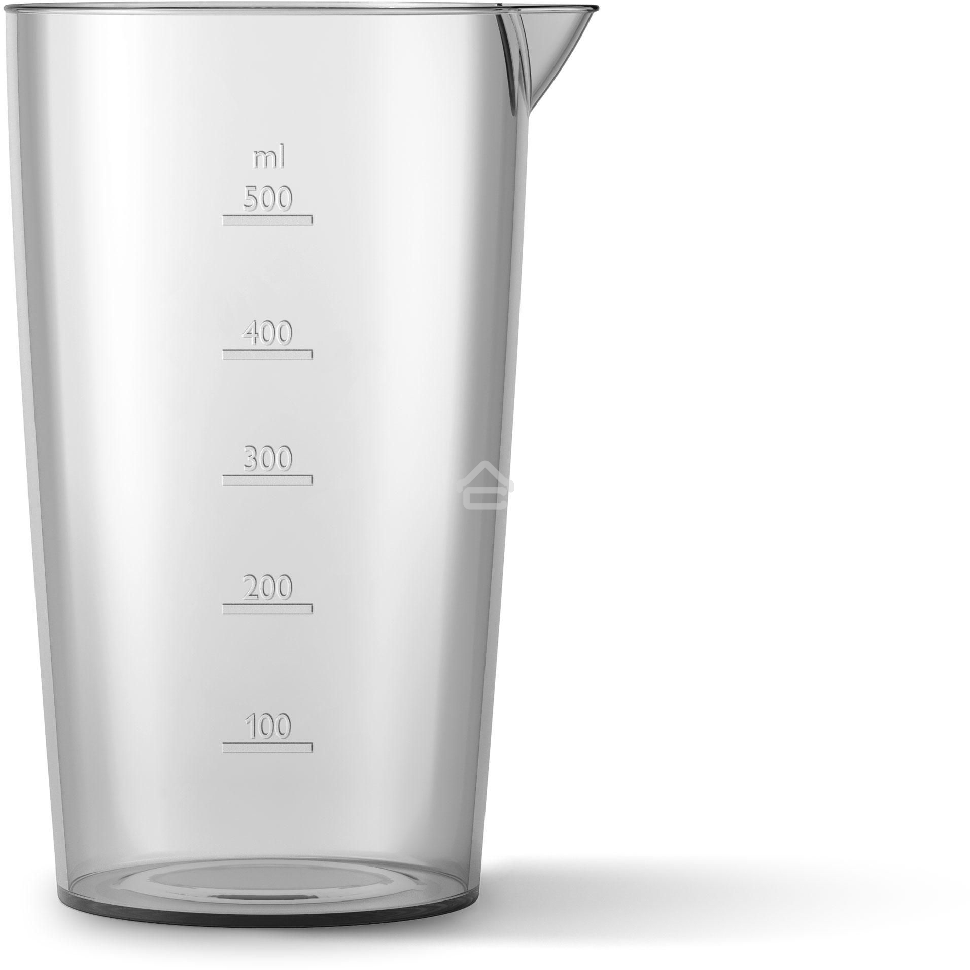 Блендер погружной Philips HR2543/90, 700Вт, 1 скорость, турбо режим, стакан для взбивания, венчик, измельчитель,  черный