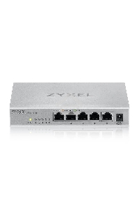 Мультигигабитный коммутатор Zyxel MG-105, 5x1/2,5GE, настольный, бесшумный