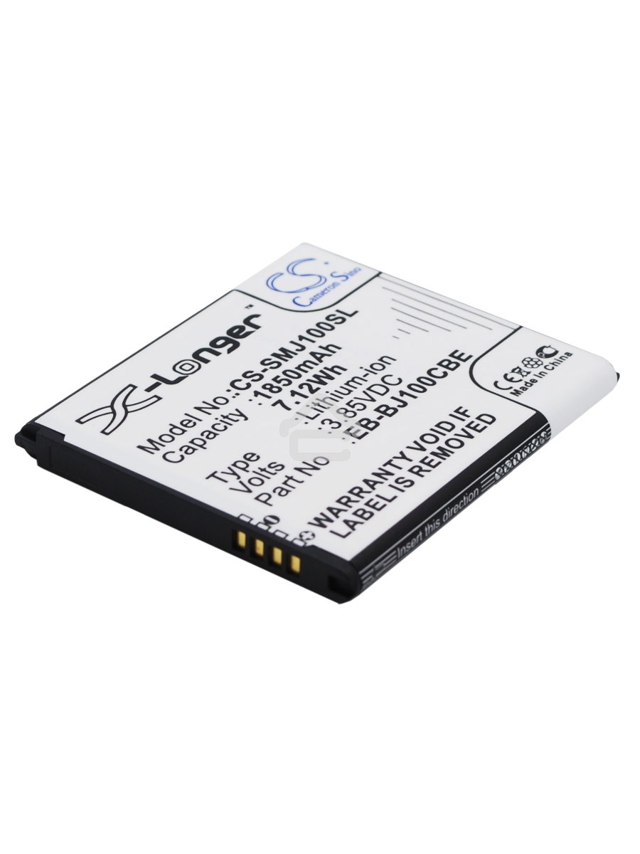 Аккумулятор CameronSino CS-SMJ100SL EB-BJ100BBE, EB-BJ100BCE для Samsung Galaxy J1 SM-J100F 3.85V / 1850mAh