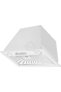 Вытяжка встраиваемая Kuppersberg INLINEA 52 White, ширина 52 см, отвод/рециркуляция, 850 м3/час, электронное сенсорное управление, таймер, пульт ДУ, 3 скорости, светодиодное освещение 2х3,5 Вт, металлический жироулавливающий фильтр, угольный фильтр С6С (о