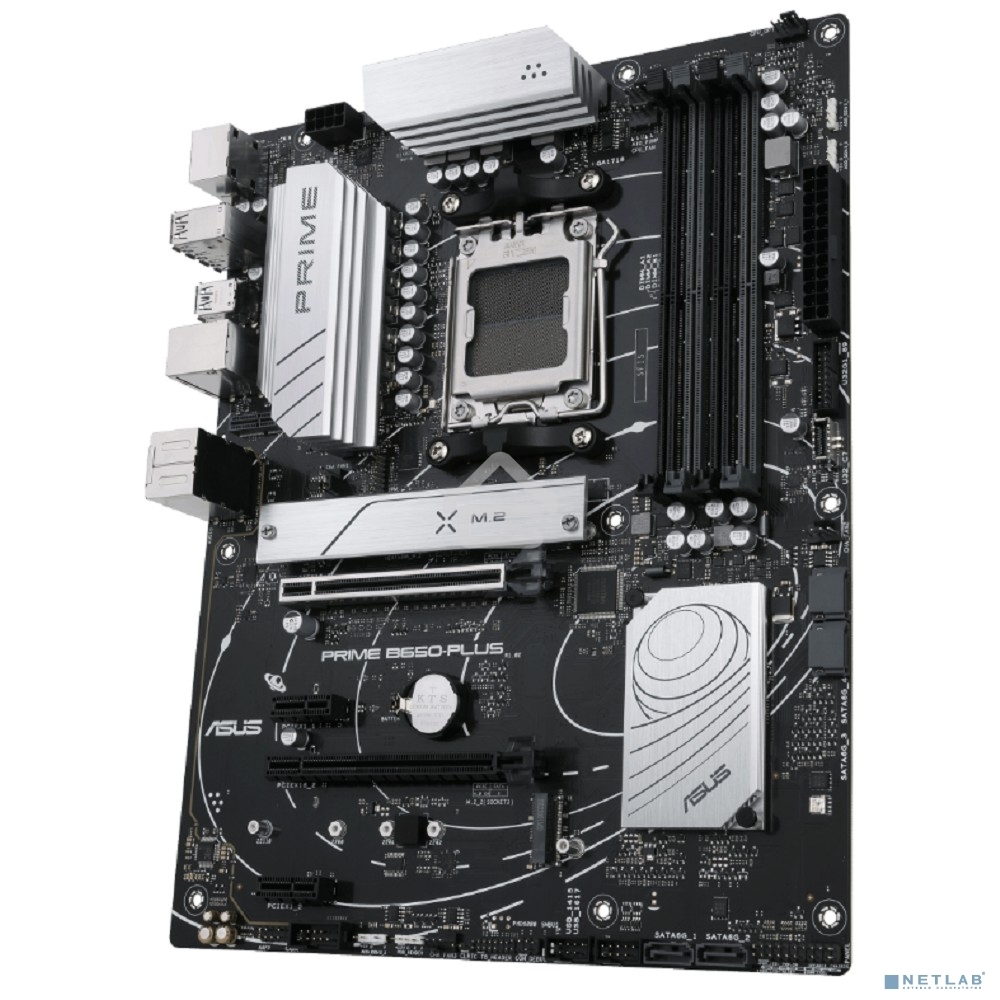 Материнская плата ASUS PRIME B650-PLUS-CSM, AM5, AMD B650, 4xDDR5, 4xSATA, 2xM.2, 1xPCIe 4.0 x16, 2xPCIe 4.0 x1, 1xDP, 1xHDMI, 1x2.5Gb LAN, 4xUSB-A 10Gbps, 2xUSB-A 5Gbps, 2xUSB-A 2.0, 5x3.5 мм, 7.1, ATX