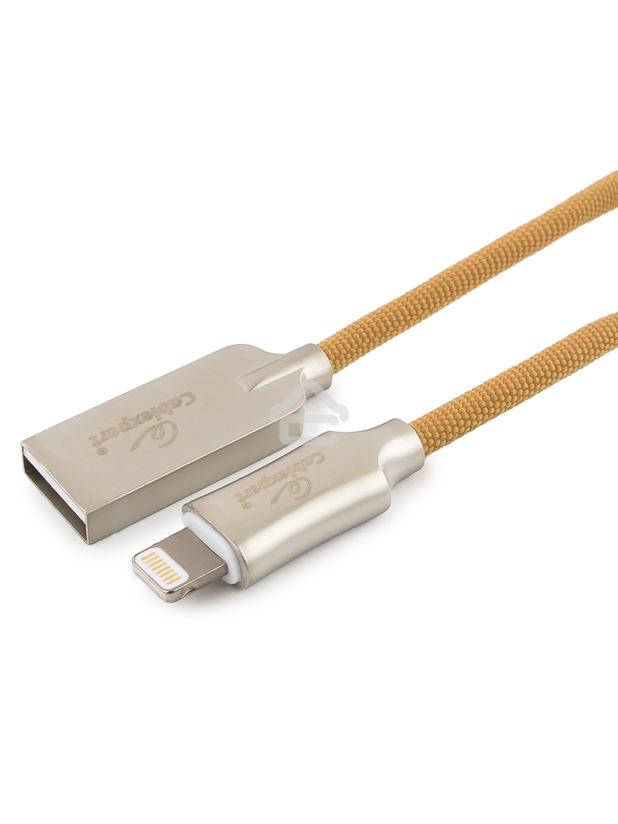 Кабель USB Cablexpert для Apple CC-P-APUSB02Gd-1.8M, MFI, AM/Lightning, серия Platinum, длина 1.8м, золотой, блистер