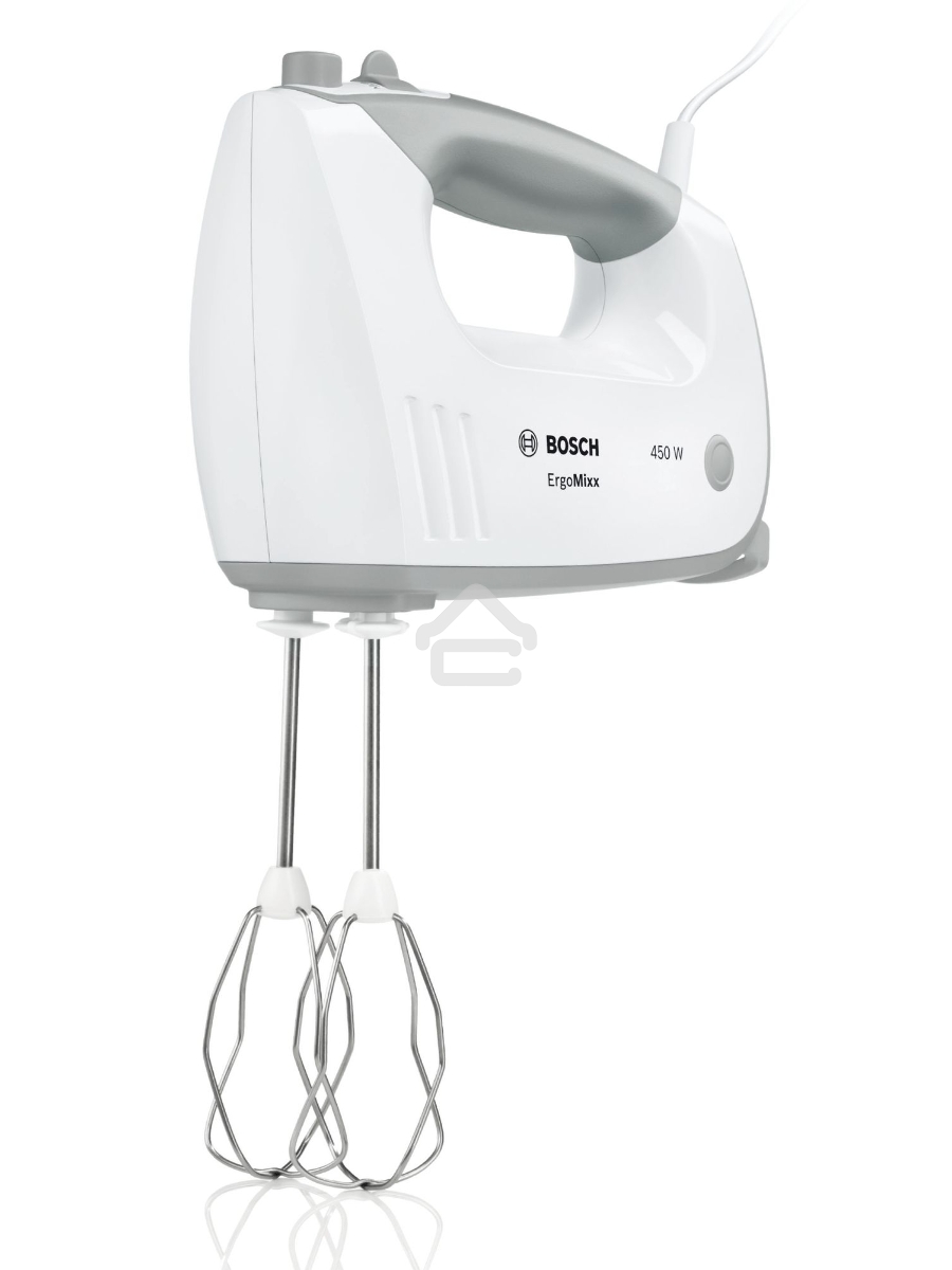 Миксер ручной Bosch MFQ36480 450Вт белый/серый