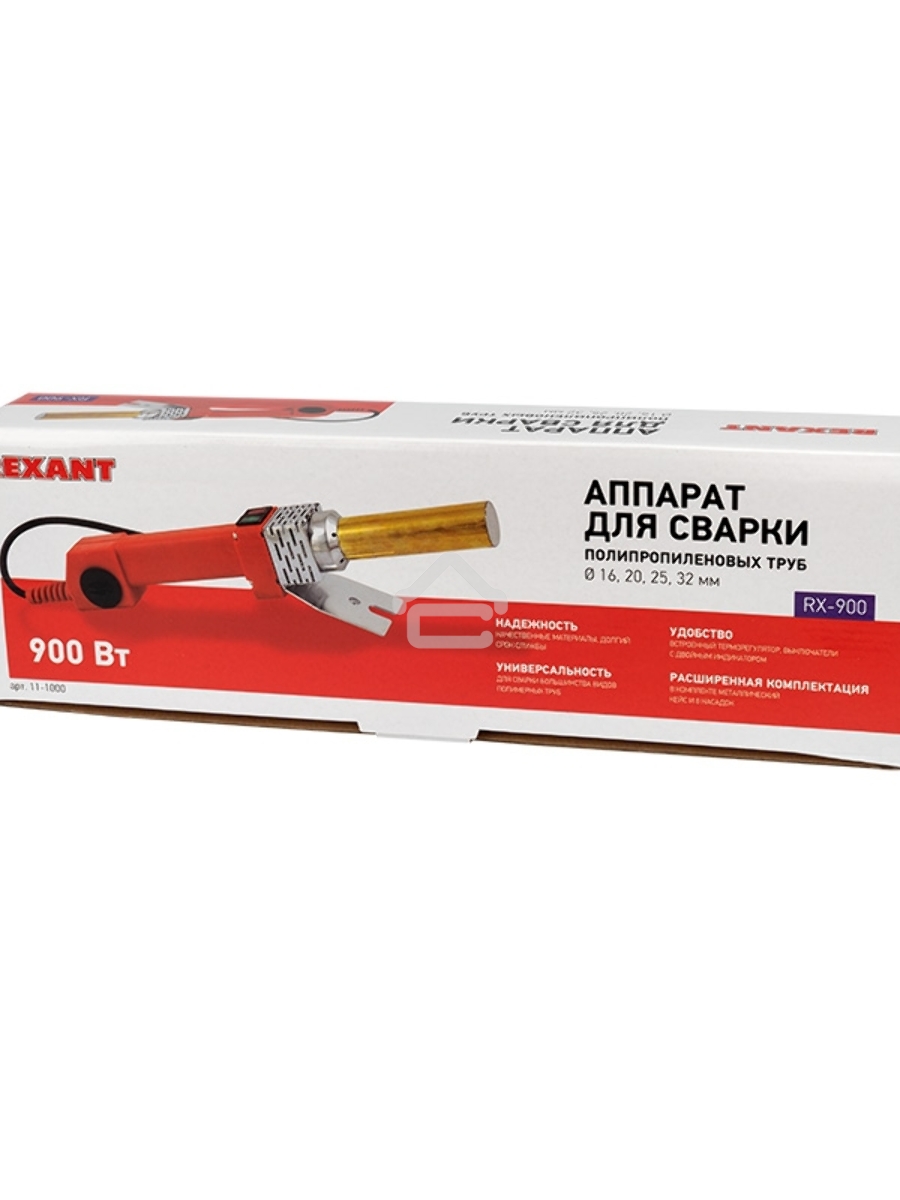Сварочный аппарат для труб 900 Вт Rexant RX-900 (Japan teflon)