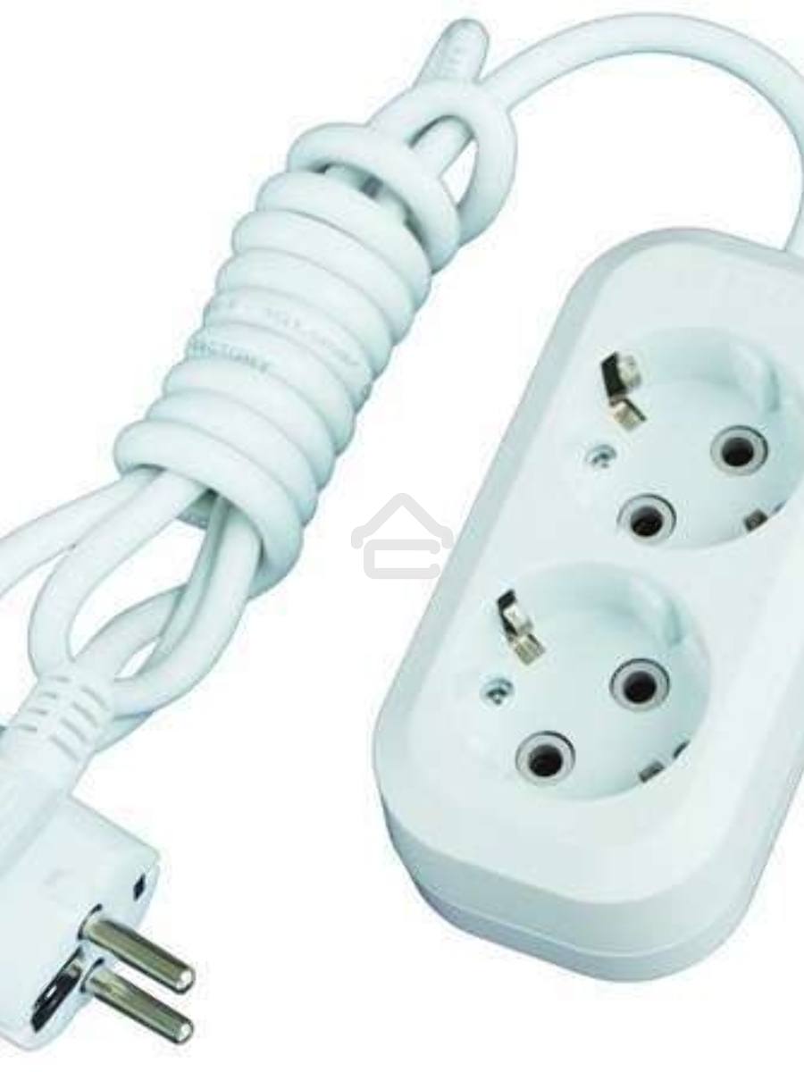 Удлинитель 2х7м с заземл. 16А IP20 Е-302 АБС-пл. ПВС 3х1 UNIVersal 9631975