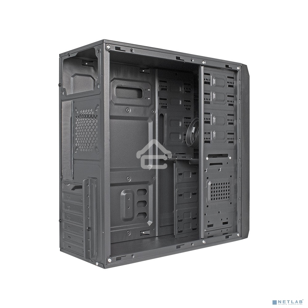 Компьютерный корпус Miditower ExeGate XP-401 Black, ATX, <XP450, Black,120mm>, 2*USB, Audio