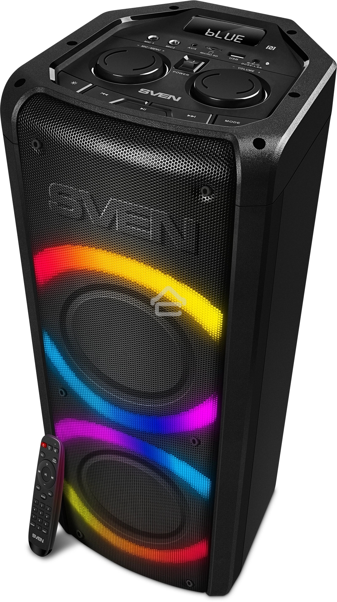 Портативная акустика Sven АС PS-710 черный 100 Вт Bluetooth