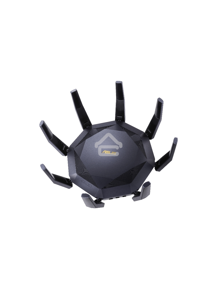 Роутер ASUS RT-AX89X, 802.11b/g/n/ac/ax, до 1148+4804 бит/c, 2,4 + 5 гГц, 8 антенны, USB, GBT LAN
