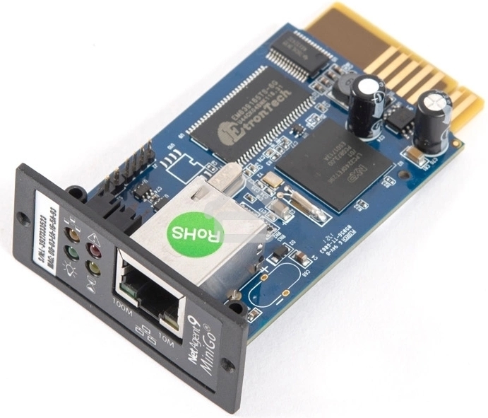 Модуль-SNMP DL 801 SKAT UPS-1000 RACK/3000 RACK Мониторинг и упр-е по Ethernet SNMP module DL 801 SKAT UPS-1000 RACK/3000 RACK Monitoring and control via Ethernet