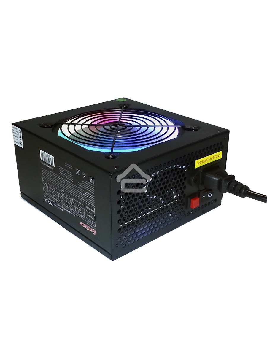 Блок питания Exegate EVO800 (EX280441RUS), 800Вт, 120мм, модульный, черный