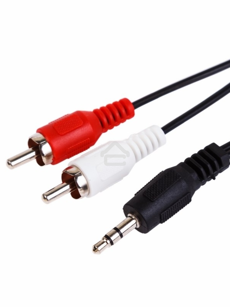 Шнур СМАРТКИП Стерео 3,5 мм - 2 RCA, 1.2 м (10 шт./уп.)