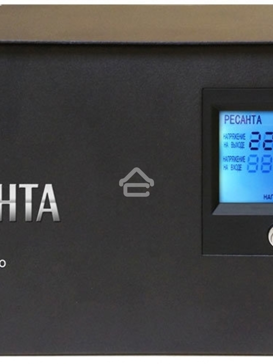 Устройство бесперебойного питания Ресанта УБП-400400 ВА. 300 Вт. 140-260 В. 1 розетка