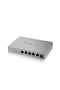 Мультигигабитный коммутатор Zyxel MG-105, 5x1/2,5GE, настольный, бесшумный