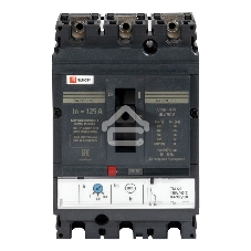 Выключатель авт. 3п ВА-99C 160/125А 36кА EKF mccb99C-160-125