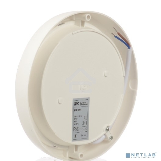 Светильник LED Iek LDPO0-4006-12-6500-K01 ДПО 4006 12Вт IP54 6500K круг белый
