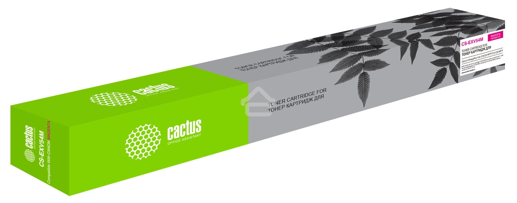 Картридж лазерный Cactus CS-EXV54M пурпурный (8500 стр.) для Canon ImageRunner C3025 MFP/C3025i MFP