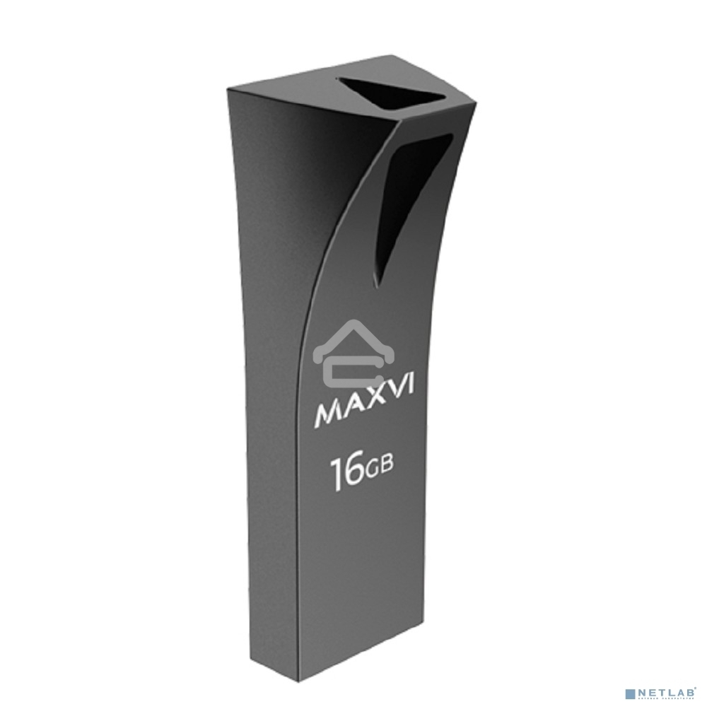 Флешка USB R/W Maxvi MK2 16GB USB 2.0 dark grey