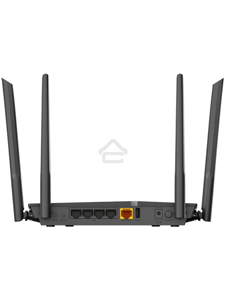Роутер D-Link DIR-1260/RU/R1A, Wireless AC1200 2x2 MU-MIMO Dual-band Gigabit Router with 1 10/100/1000Base-T WAN port, 4 10/100/1000Base-T LAN ports and 1 USB port.802.11b/g/n/ac compatible, up to 300 Mbps