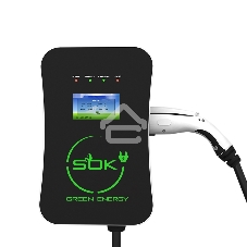 Зарядная станция S'OK Green Energy серии M3W Wallbox EV Charger SM3W10732542-7, 1-фаза, 7кВт (32А/ 220В), OCPP 1.6J, уровень защиты IP54, кабель 7.5м