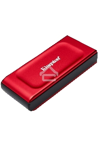 Твердотельный накопитель Kingston External SSD XS1000, 2000GB, Type-C/A, USB 3.2 Gen 2, R/W 1050/1000MB/s, 70x33x14mm, 29g., Red (5 лет)