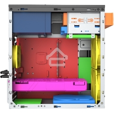 Компьютерный корпус с блоком питания 500Вт./Case Foxline FL-702, mATX, 1x5.25EXT, 1x3.5EXT, 2x3.5INT, 2xUSB 2.0, HDA, w/o FAN, w/500W ATX PSU, w/1.2m EU pwr cord