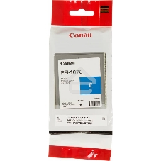 Картридж струйный Canon PFI-107C (6706B001) голубой (130 мл) для Canon iP F680/685/780/785