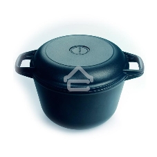 Казан с крышкой-сковородой,3л НЕВА-МЕТАЛЛ 6830