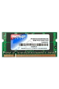 Оперативная память Patriot, DDR2, 2GB (1x2 GB), 800 MHz, CL6, SO-DIMM