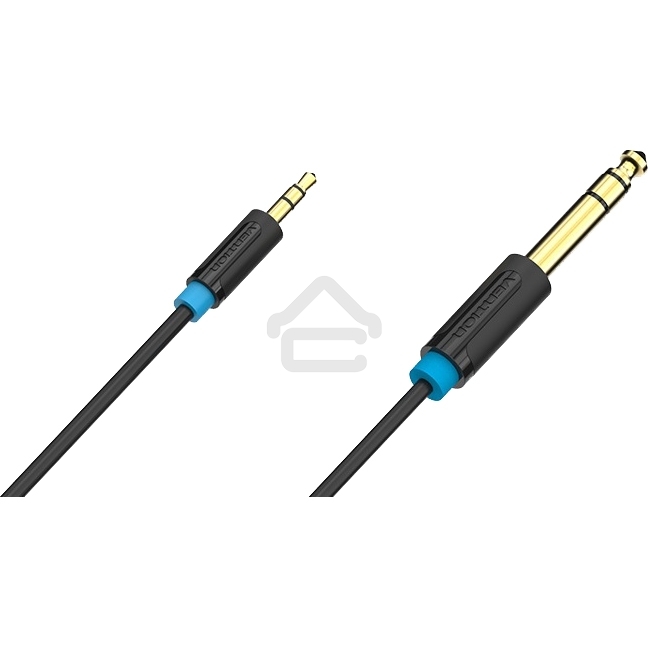 Кабель Vention аудио Jack 6,5 мм M/ 3,5 M - 2 м