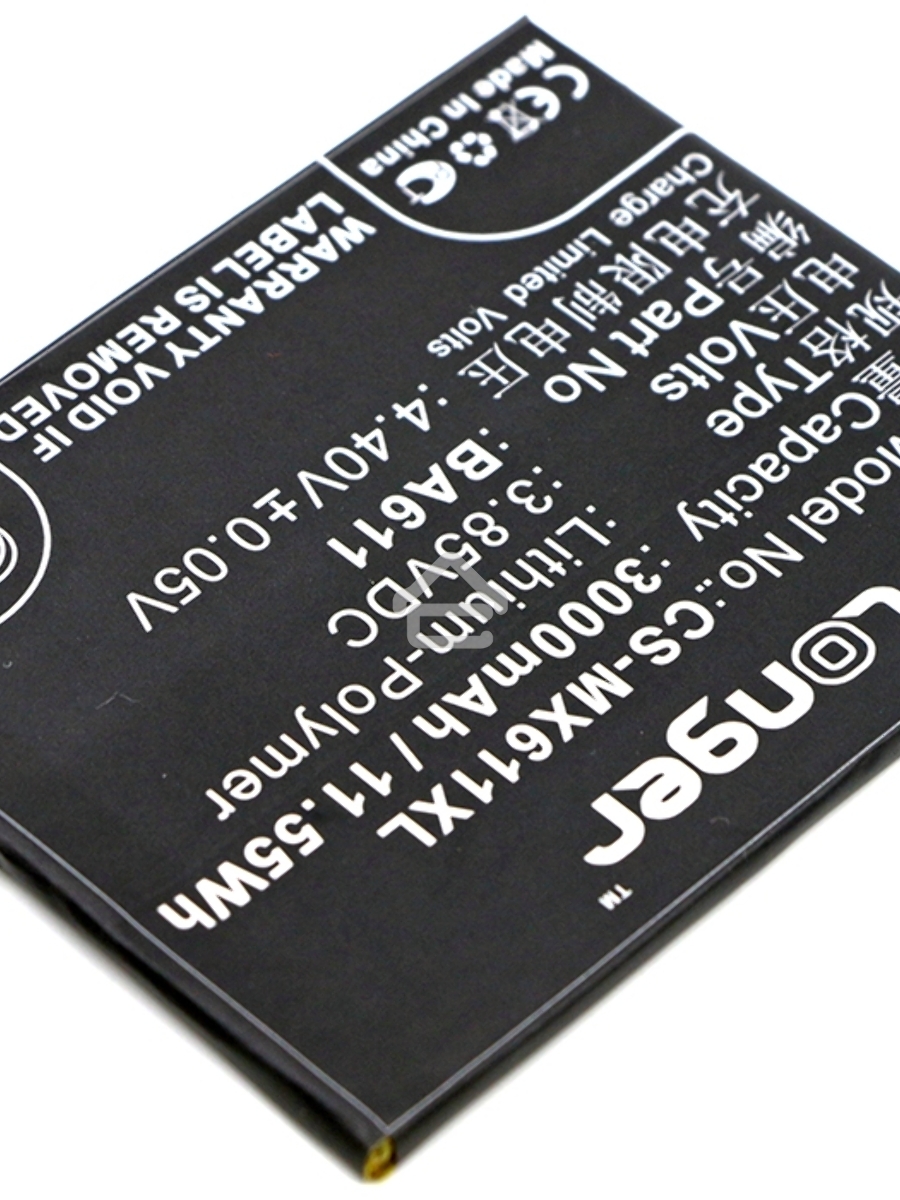 Аккумулятор CameronSinoCS-MX611XL BA611 для MeiZu M5, Meilan M53.85V / 3000mAh / 11.55Wh