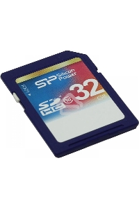 Флеш карта SDHC 32Gb Class10 Silicon Power SP032GBSDH010V10 w/o adapter
