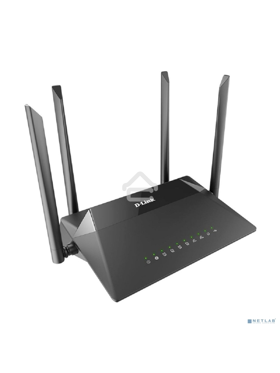 Беспроводной двухдиапазонный гигабитный маршрутизатор D-Link DIR-853/URU/R3A AC1300 Wave 2 с поддержкой технологии MU-MIMO, 3G/LTE и USB-портом 3.0